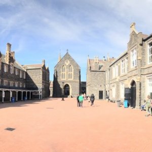 College Forecourt Pano