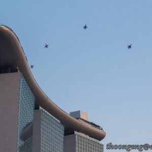 8 - 6.49pm F16x5 bomb burst