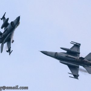 4 - 6.18pm F16 x4 manoeuvres