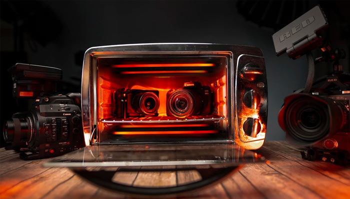 This Is What Happens When You Put Your Camera in the Oven