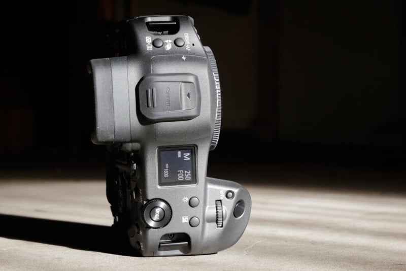 Canon EOS R3 topside.