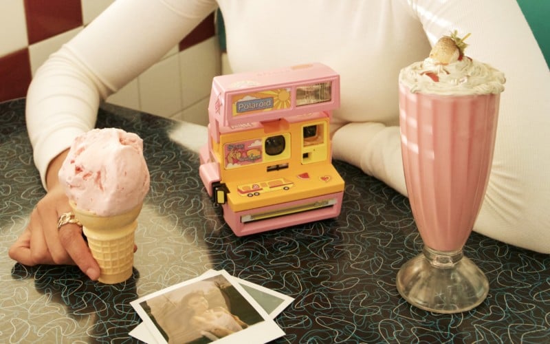 Malibu Barbie Polaroid on a table