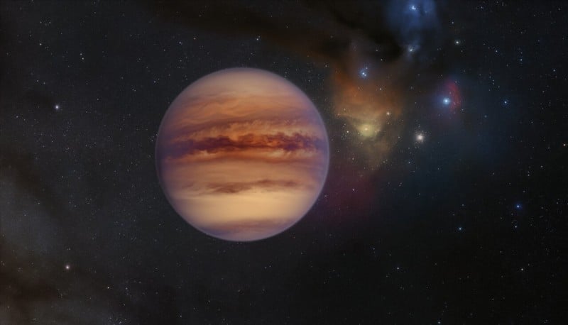 Artist's impression of a rogue planet