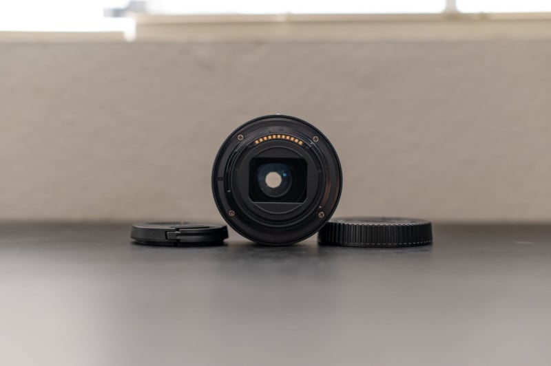 A rear view of the Nikon Z 40mm f/2 lens A rear view of the Nikon Z 40mm f/2 lens