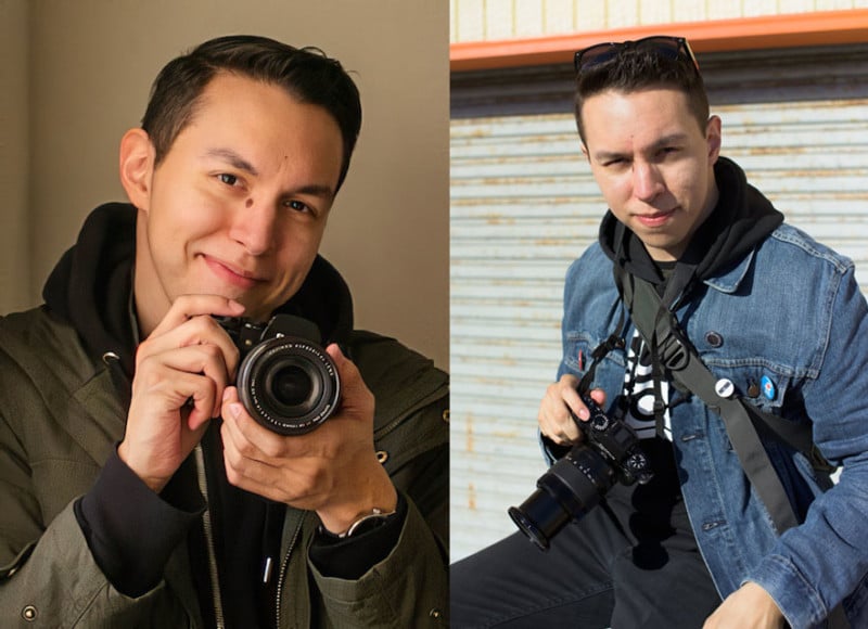 Portraits of photographer Jason Cortez.