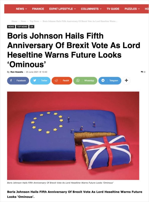 A screenshot of a news article A screenshot of a news article