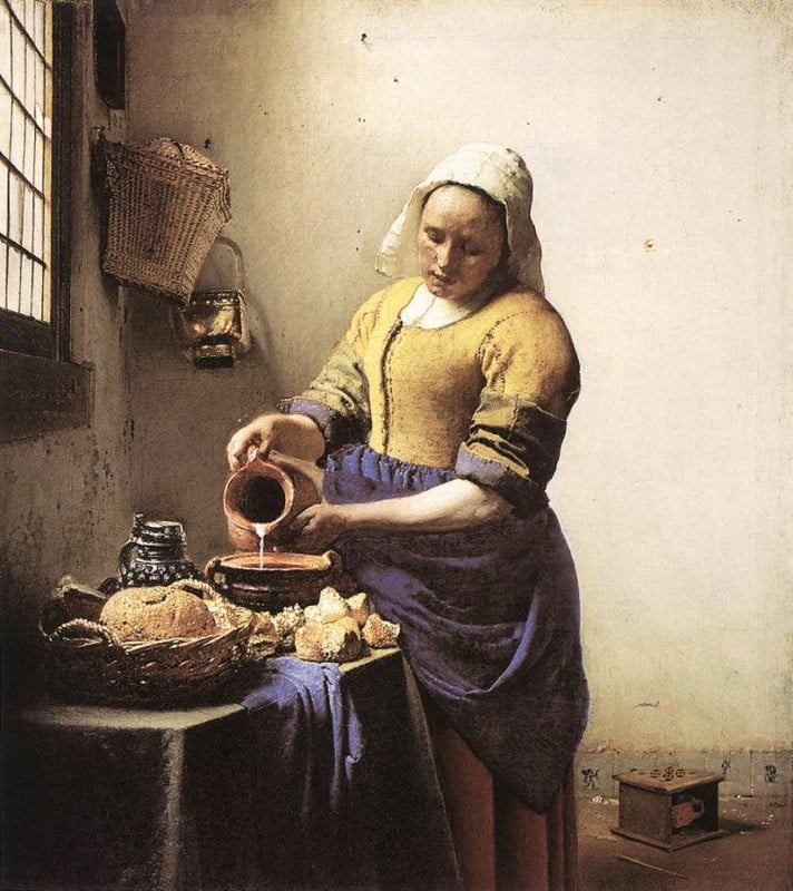Vermeer - The Milkmaid 1658 Vermeer - The Milkmaid 1658