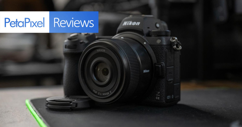The Nikon Z 40mm f/2 lens mounted to a Nikon Z6 II The Nikon Z 40mm f/2 lens mounted to a Nikon Z6 II