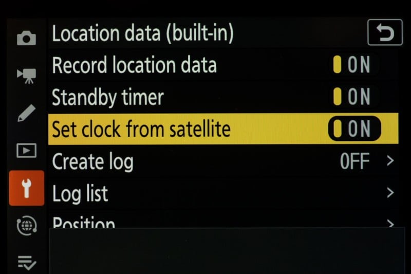 A screenshot of the menu system of the Nikon Z9 A screenshot of the menu system of the Nikon Z9