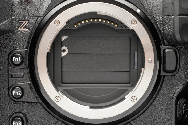The mechanical shutter shield on the Nikon Z9 The mechanical shutter shield on the Nikon Z9