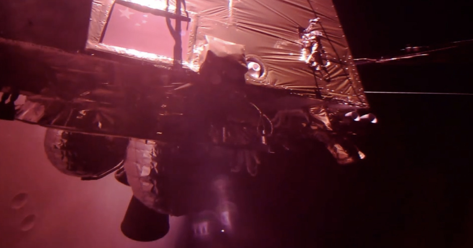Tianwen-1 Selfie Video over Mars