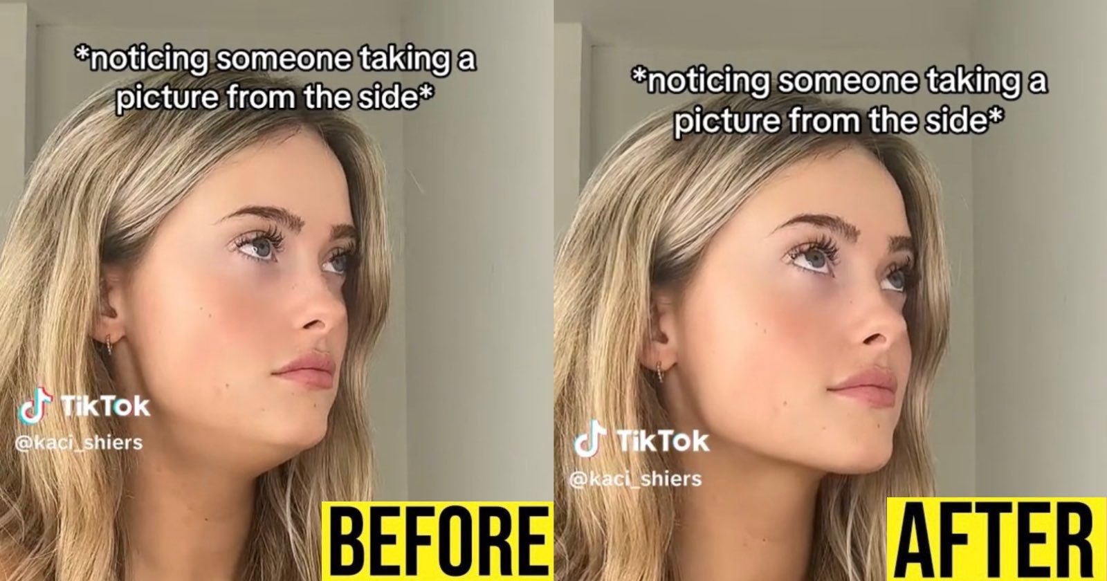 An influencer is claiming that mewing is the secret to getting a good photo from the side -- and photographers may want to learn about the latest viral TikTok posing trend.