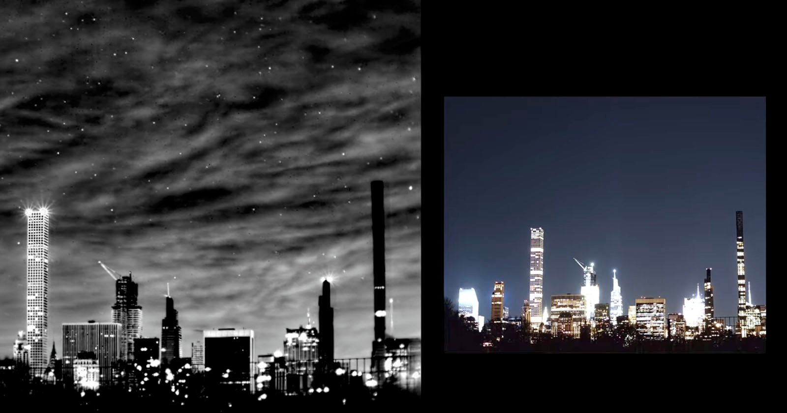 Airglow in New York City with an infrared camera