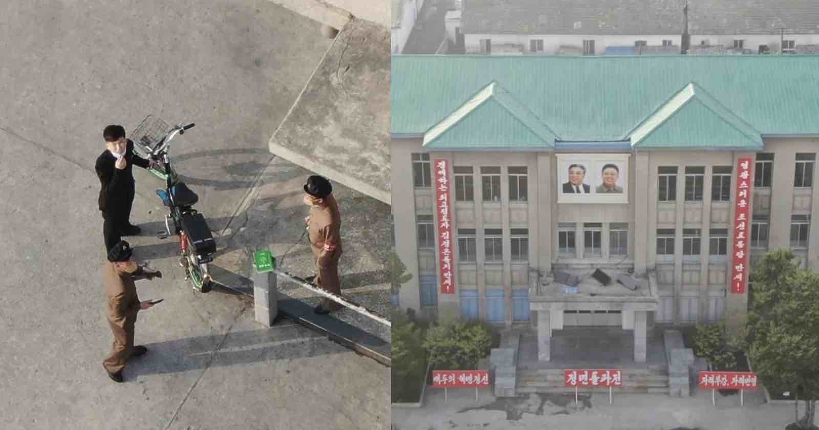 Photographer flies drone into North Korea